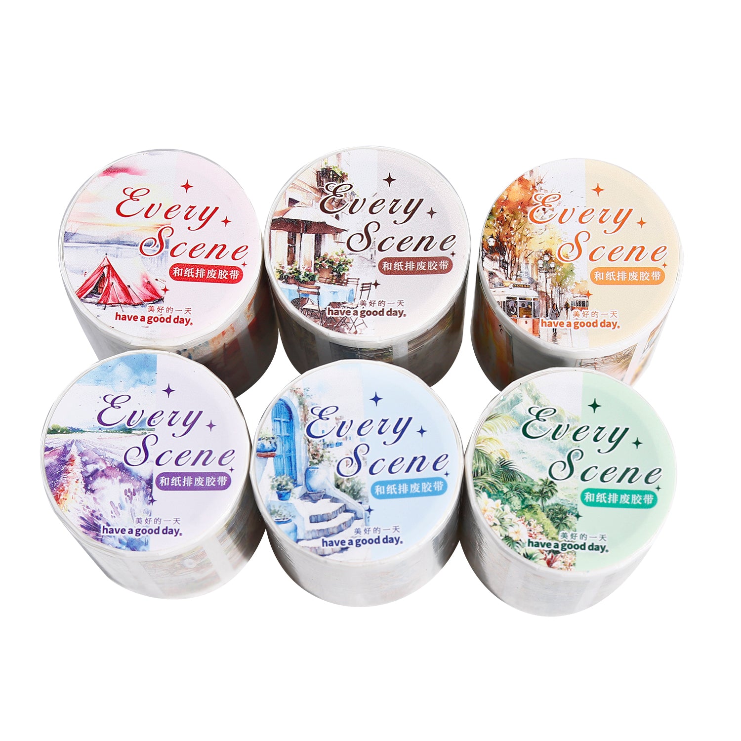 Every Scenery Pre-cut Washi Tape