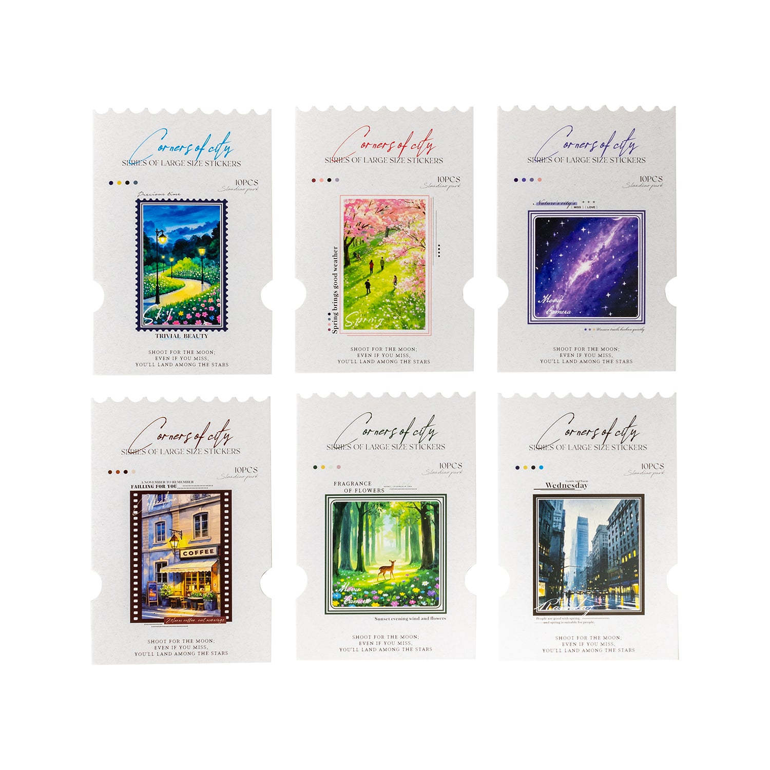 Corner of the City PET Sticker