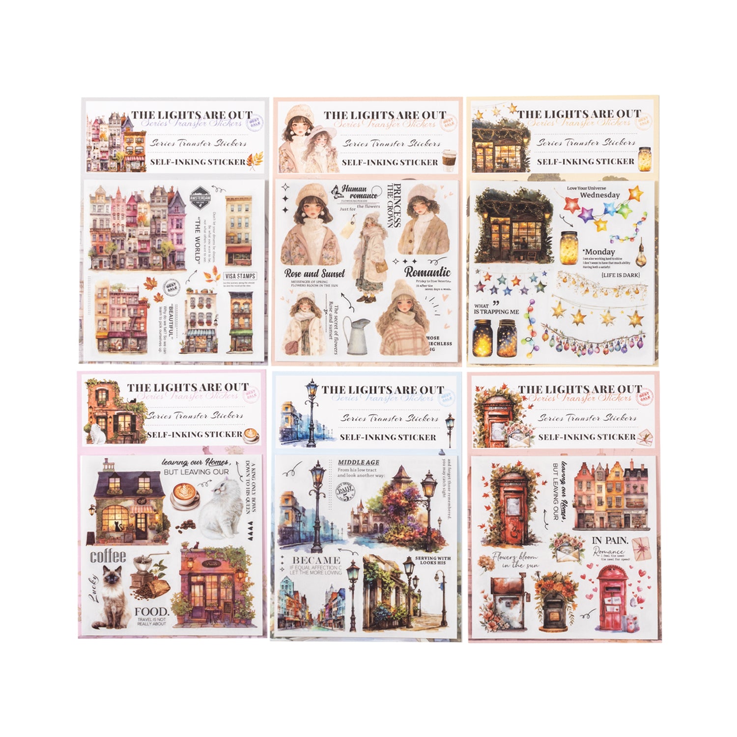 Where The Lights Are Out Transfer sticker