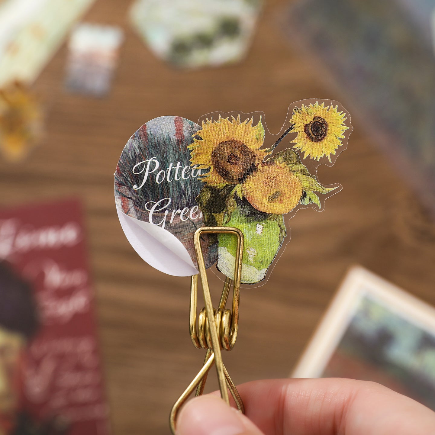 Van Gogh Scrapbooking Supplies Box