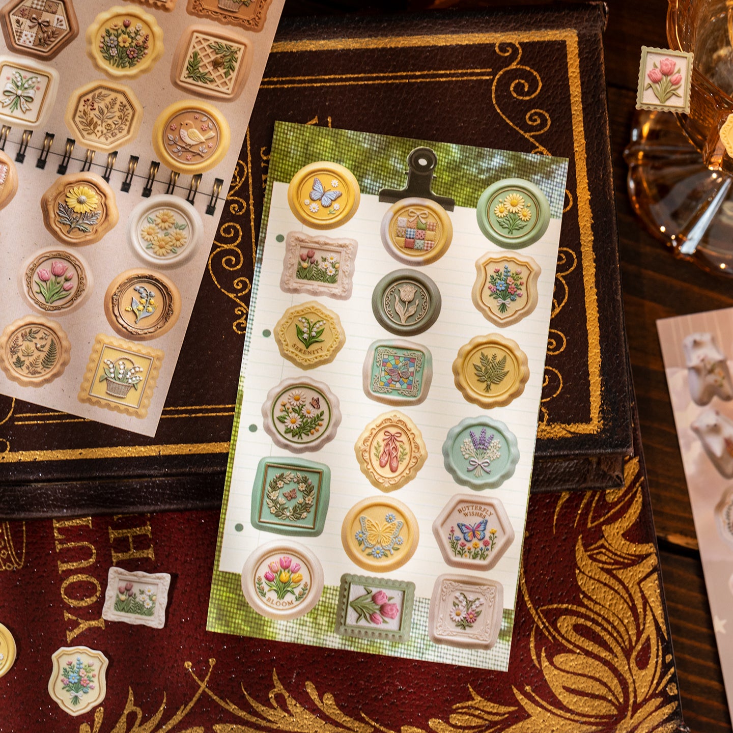 Museum Collection Series Sticker Book For Scrapbooking and Journaling | MOOBOOM