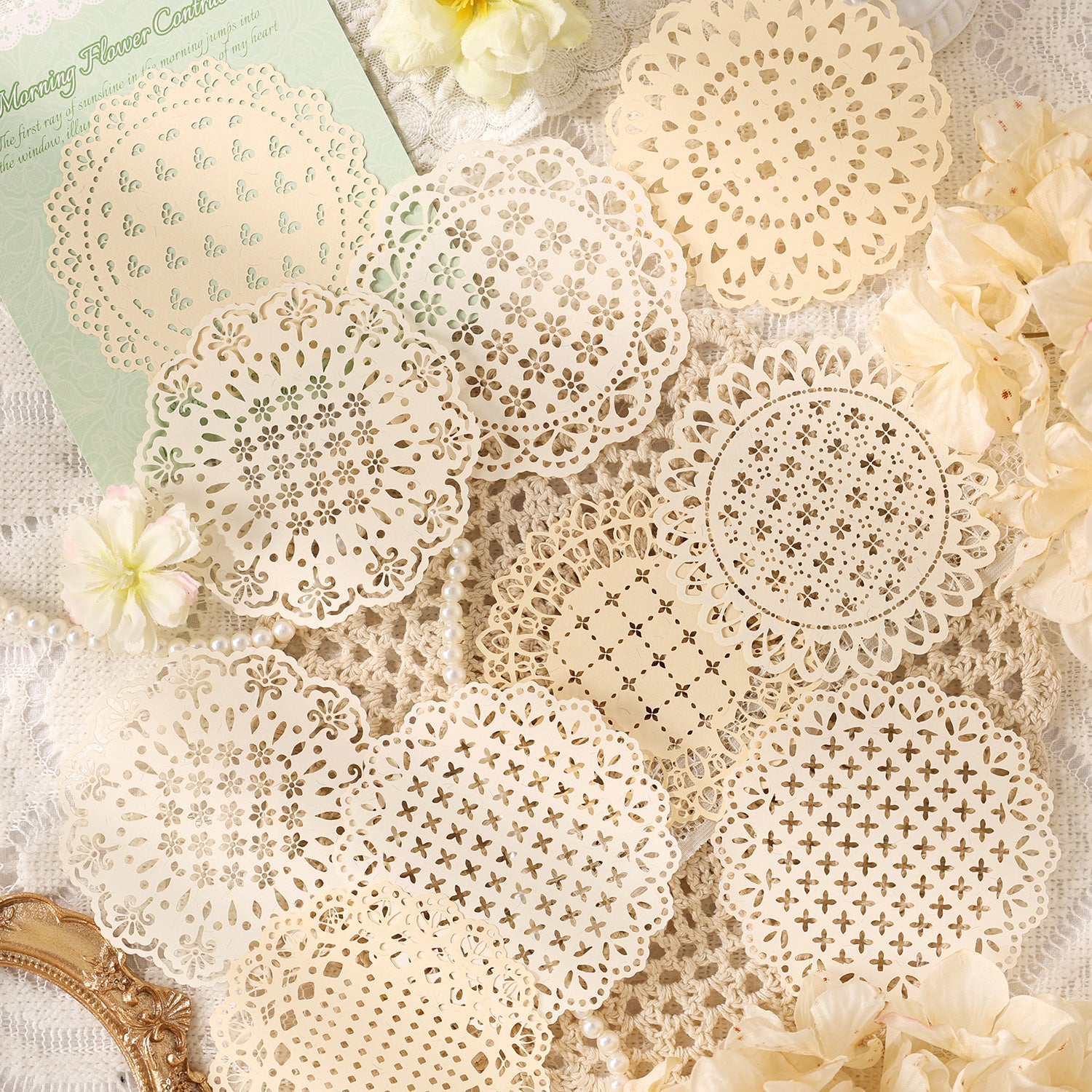 Lace Cut-outs Scrapbooking Paper