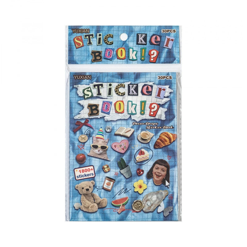Vintage Everyday Objects Sticker Book