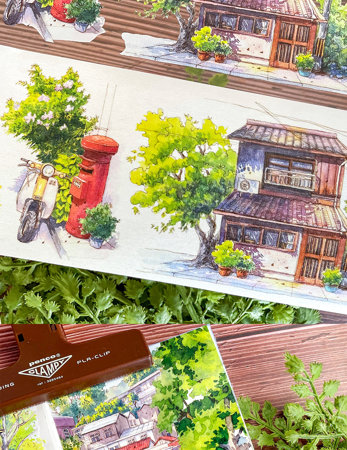 【NEW Studio】 Summer Town Tape (7cm* 125cm)