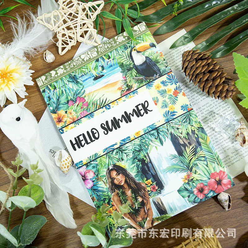 Vintage Sticker Book Vol.18 - Hello Summer