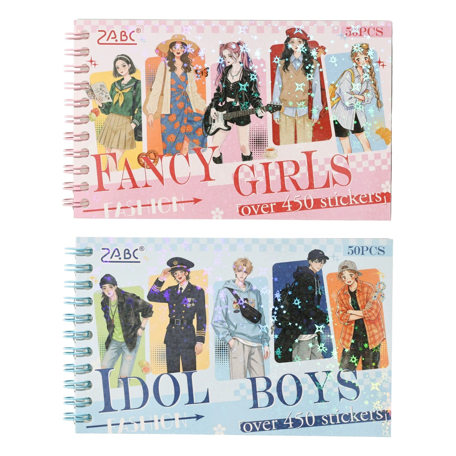 Fancy Girls and Idol Boys Sticker Book