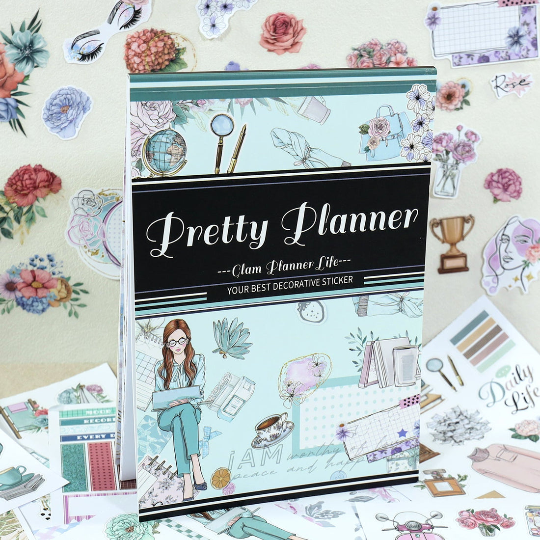 Vintage Sticker Book Vol.28 - Pretty Planner