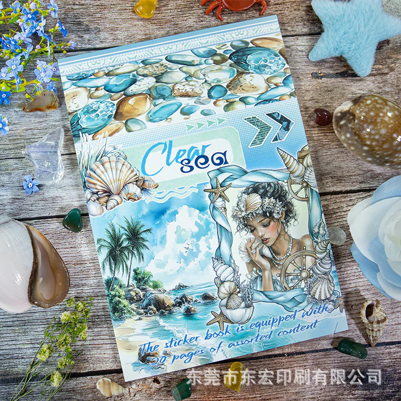 Vintage Sticker Book Vol.18 - Clear Sea