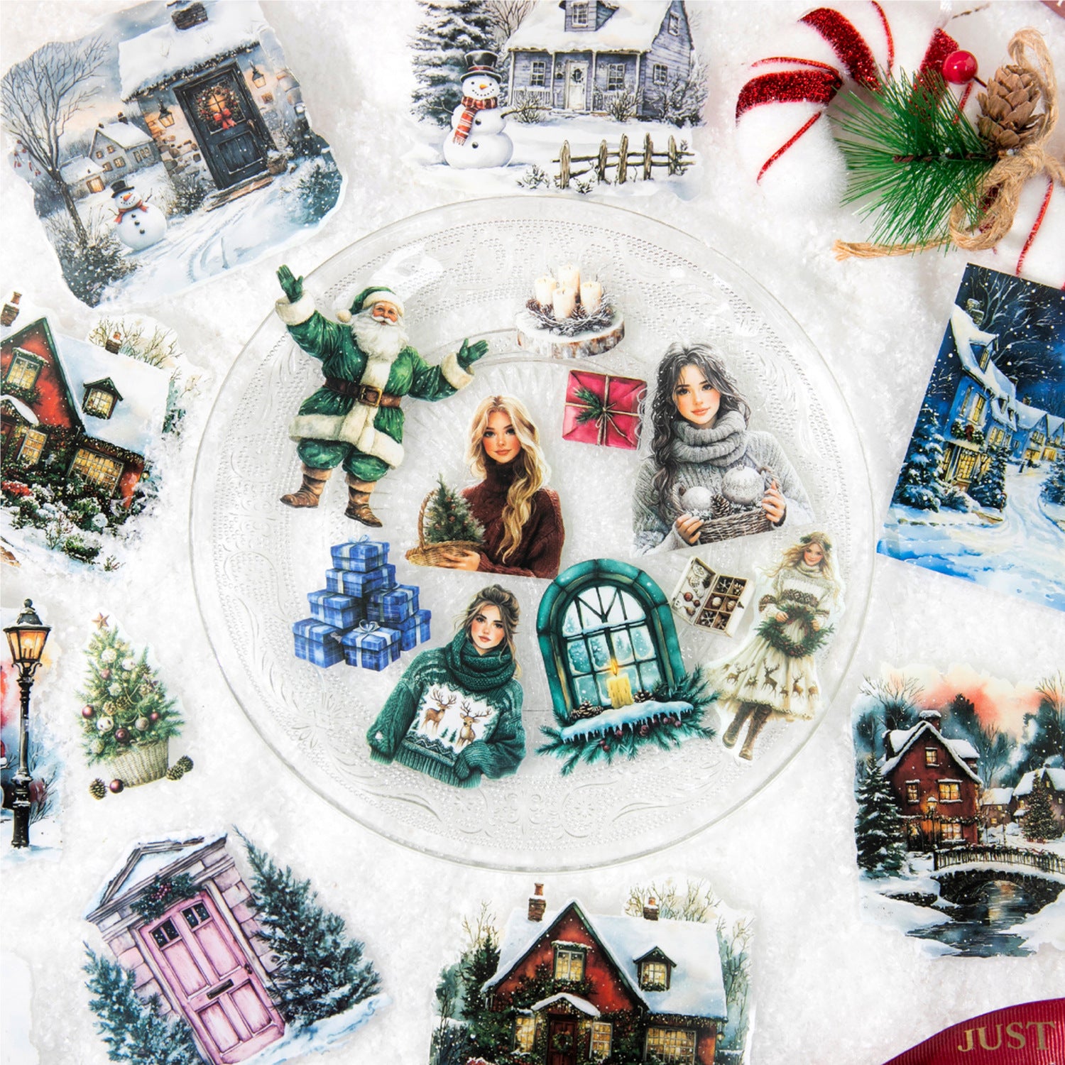 Merry Christmas PET Sticker