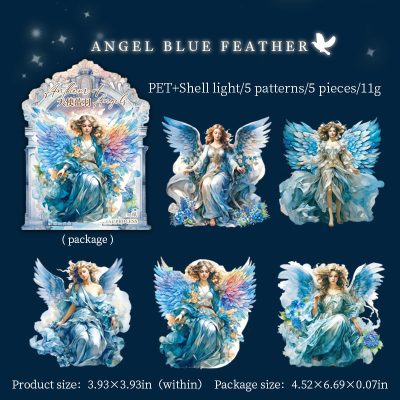 Angel Carol PET Sticker