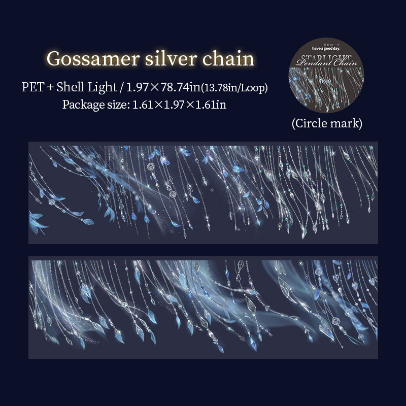 Starlight Pendant Chain PET Tape