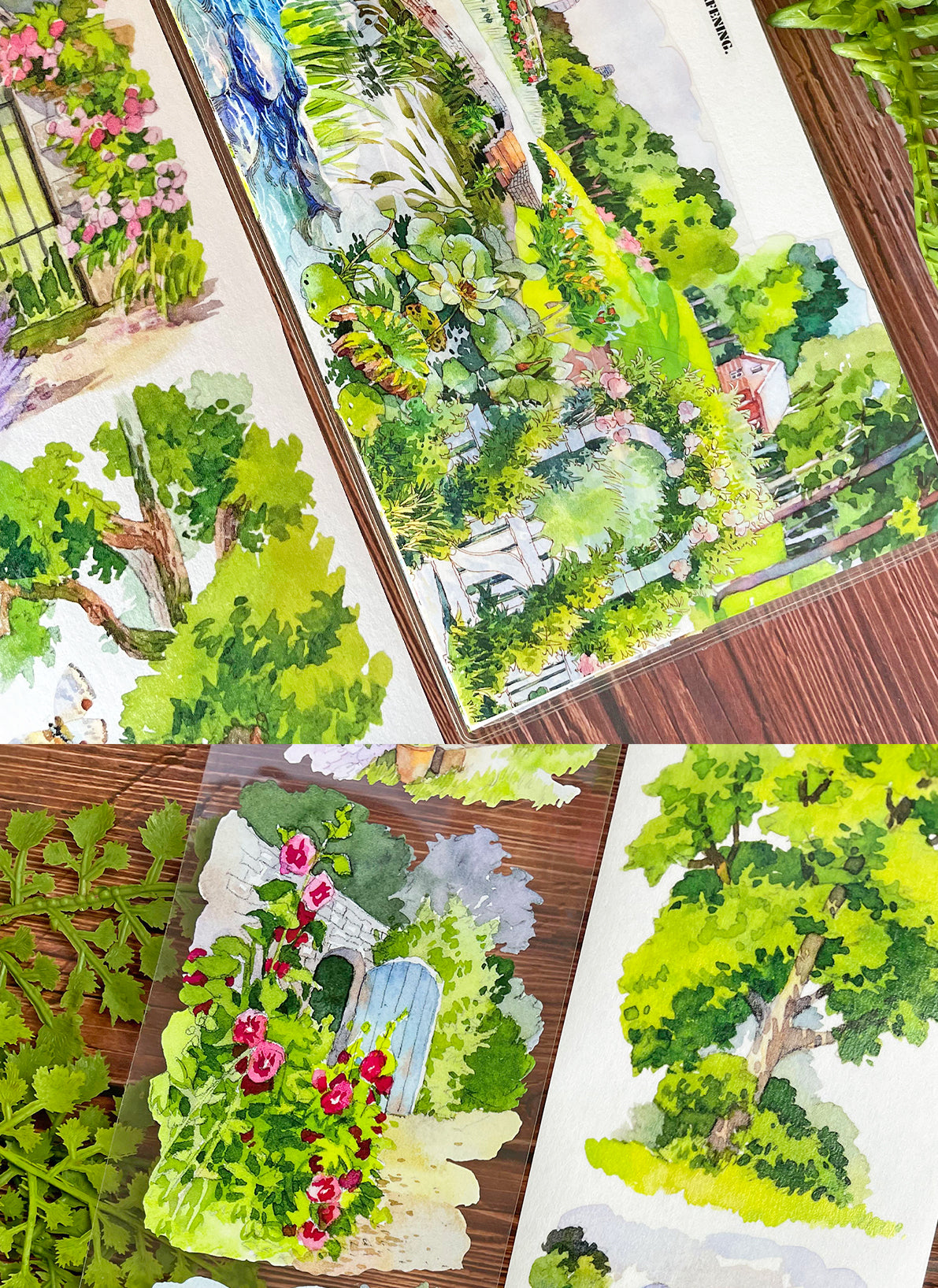 【NEW Studio】Lakeside Sketch Landscaping Tape (7cm* 125cm)