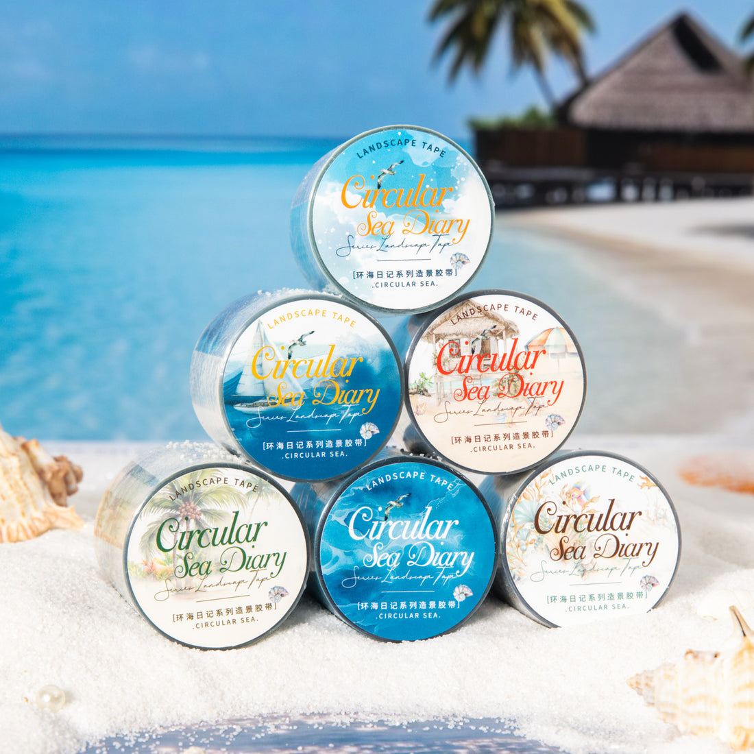 Diary of a Tour Around the Sea PET Tape