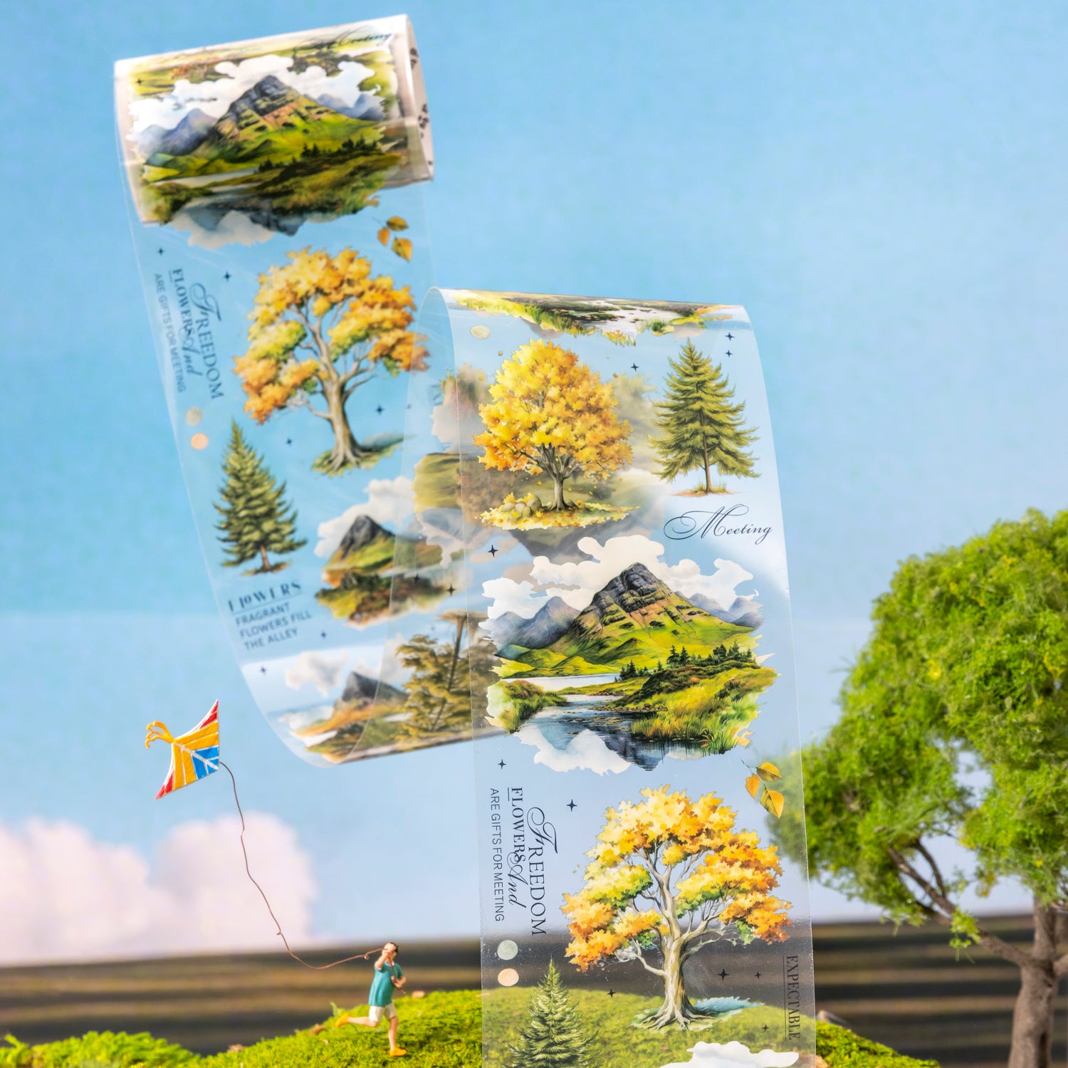 Scenery of a Tree PET Tape