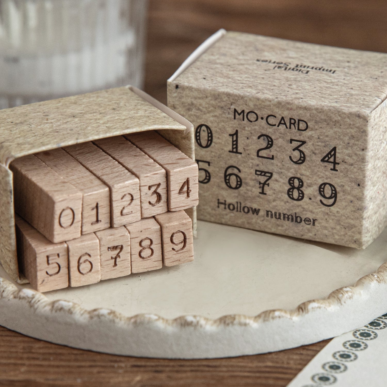 Digital Beech Wood Stamps