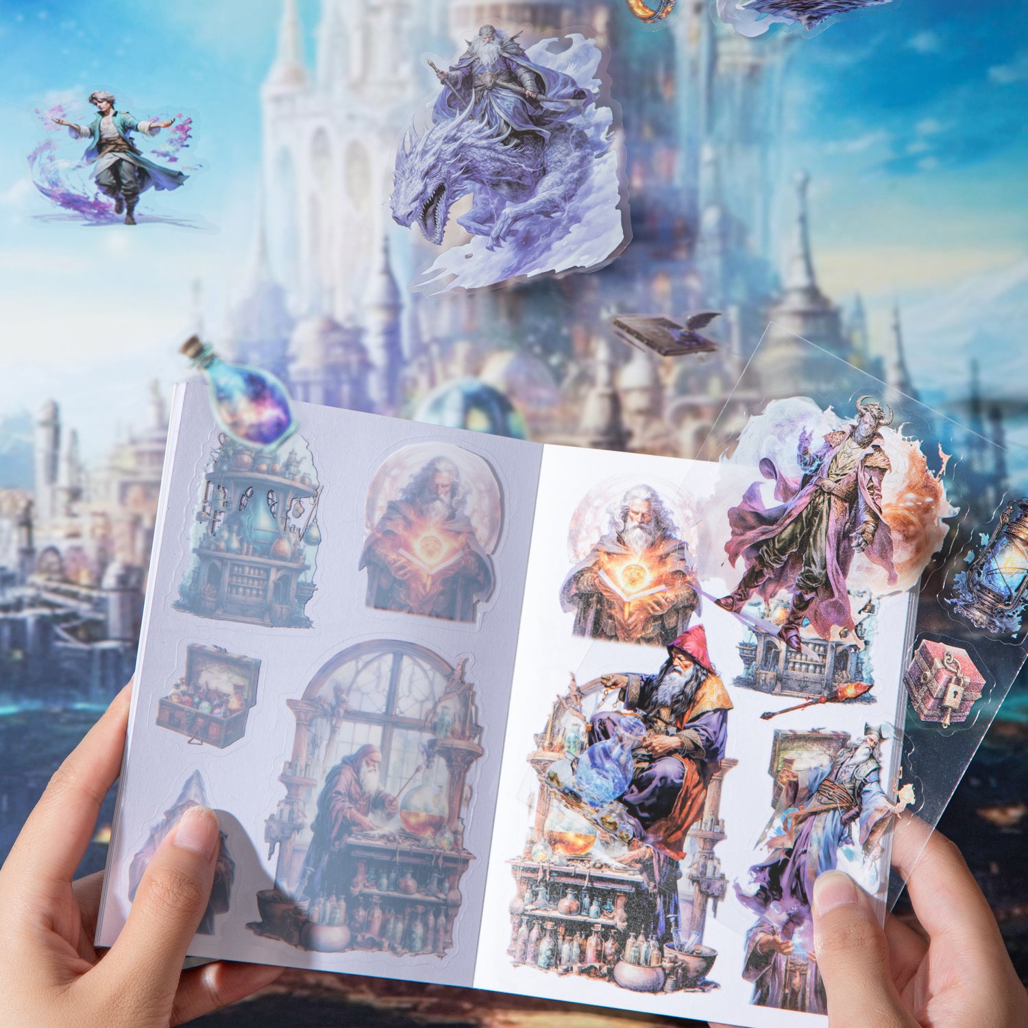 Fantasy Professional Notes Sticker Book