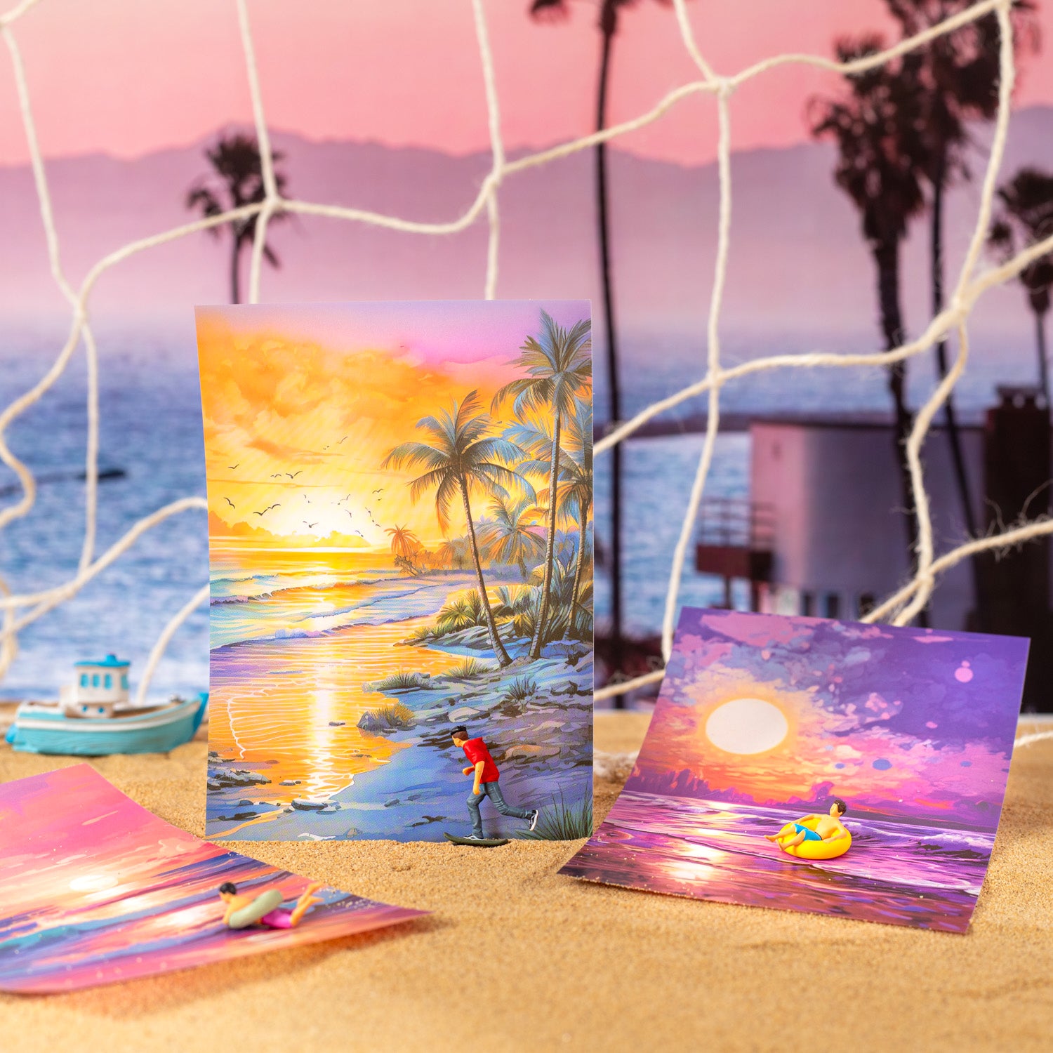 Sunset in California PET Sticker