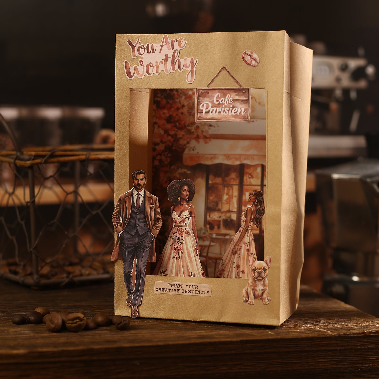 The Story of the Coffee Shop Sticker Book