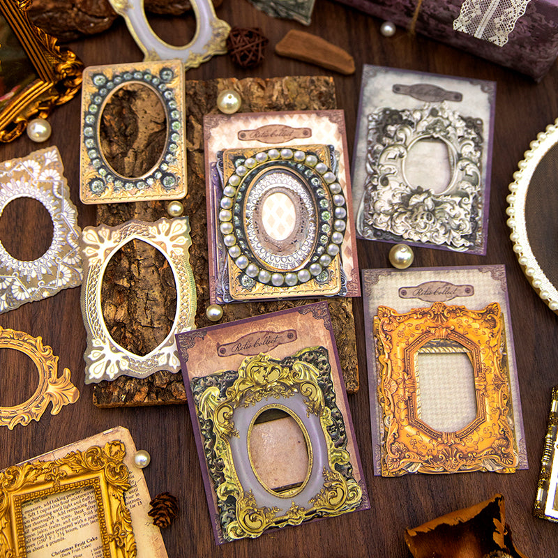 Classical Romantic Border Scrapbook Paper