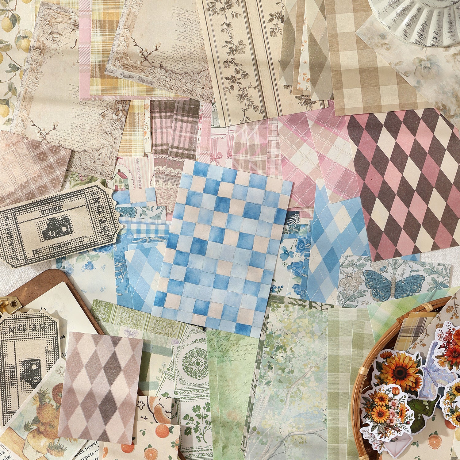 Letters from Afar Scrapbooking Paper and Sticker