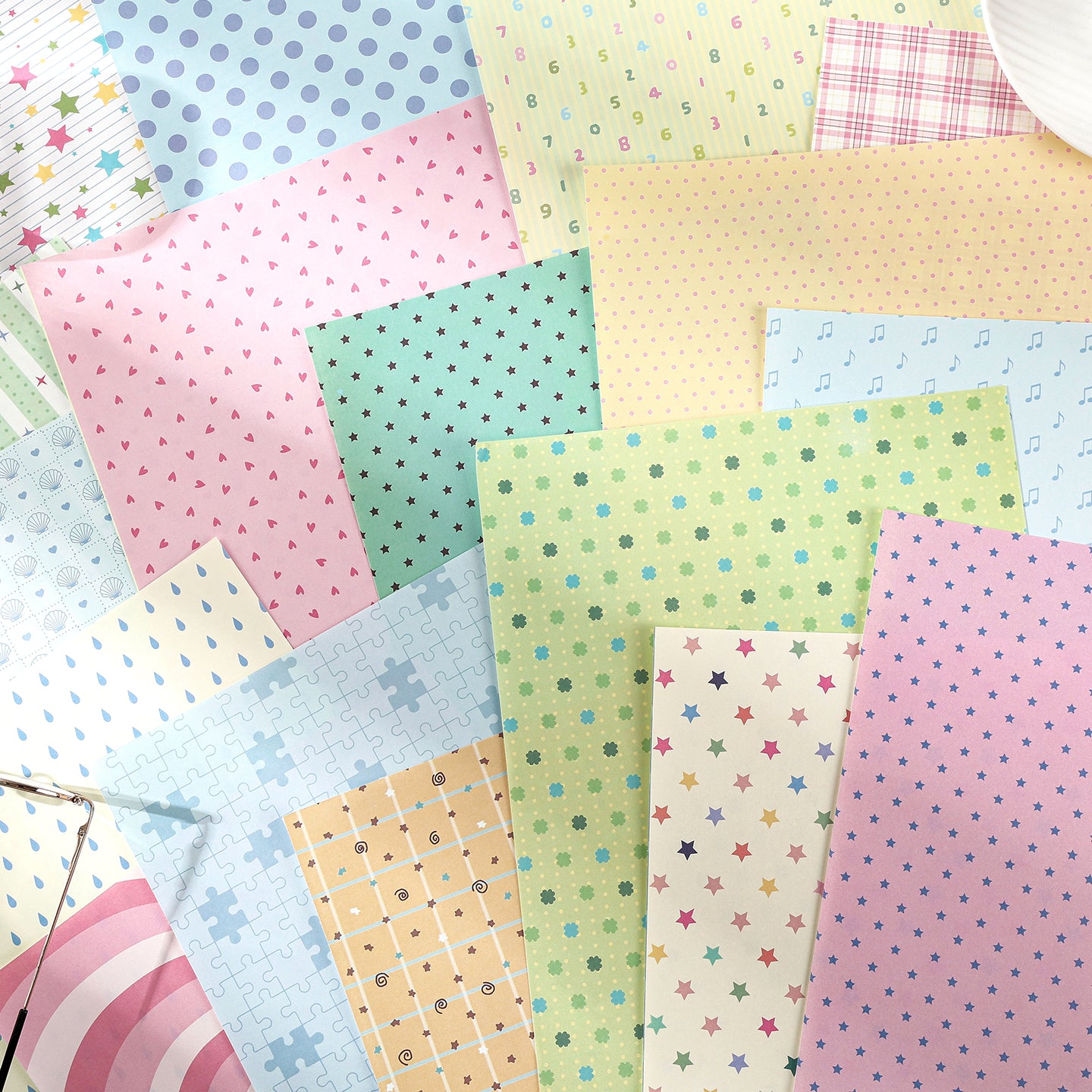 Secrets Among Papers Scrapbooking Paper Book