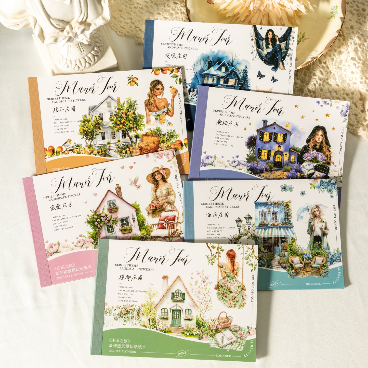 Manor Tour Sticker Book