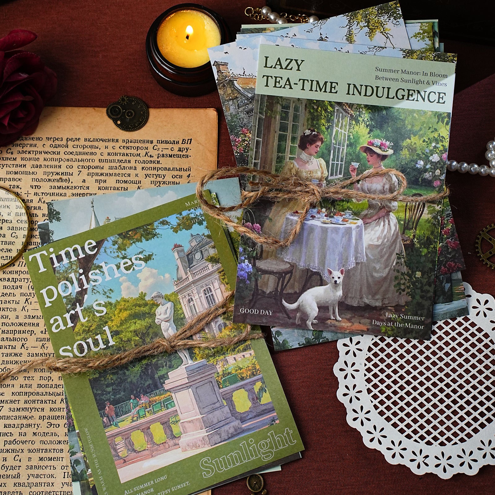 Strolling Time Series Scrapbooking Paper