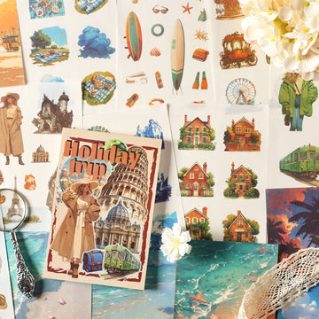 Beautiful Time Series Washi Sticker Book