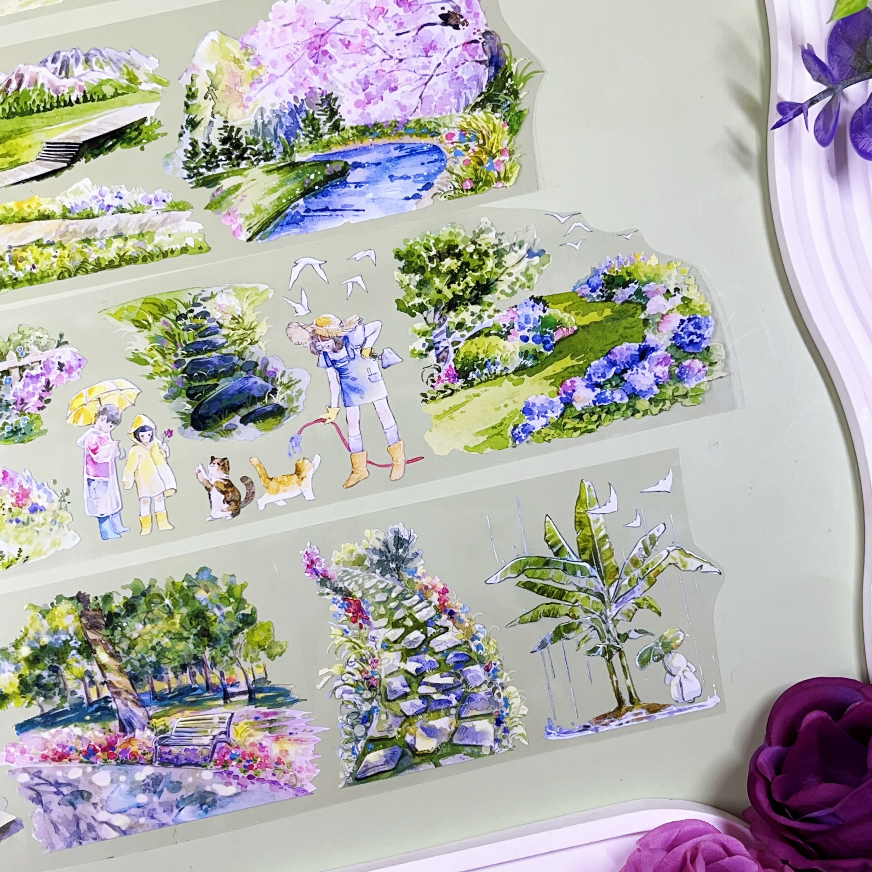 【XT】A rainy day adventure Landscaping Tape