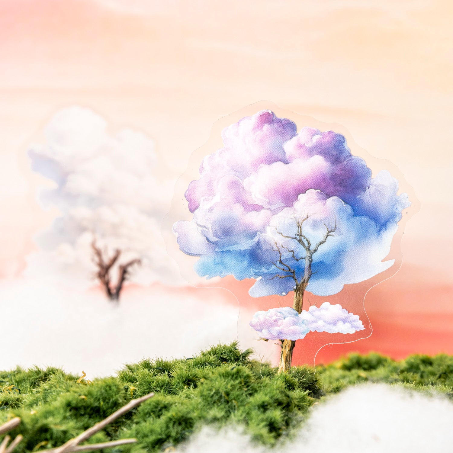 Cloud Around The Tree Dream PET Sticker