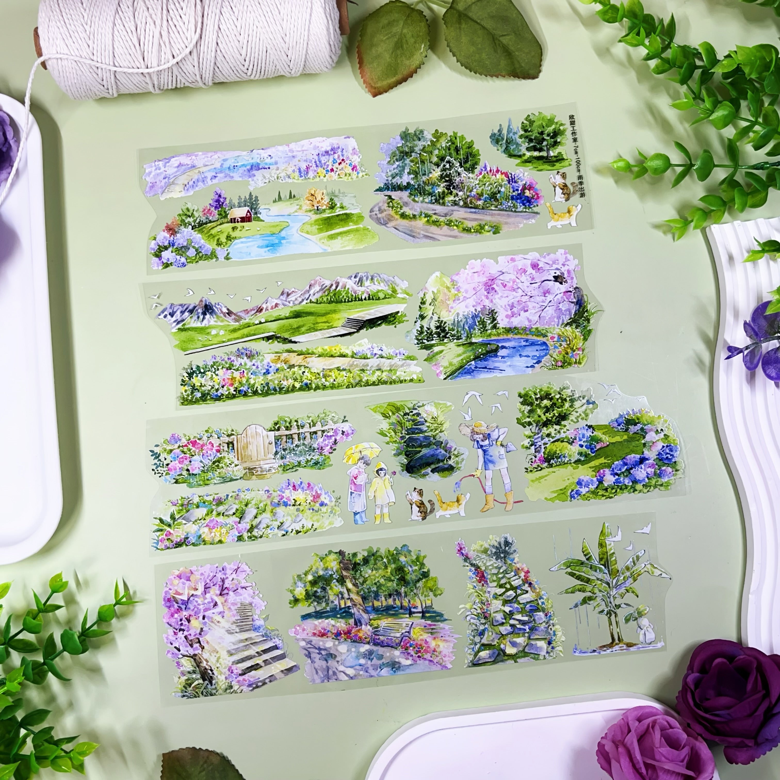 【XT】A rainy day adventure Landscaping Tape