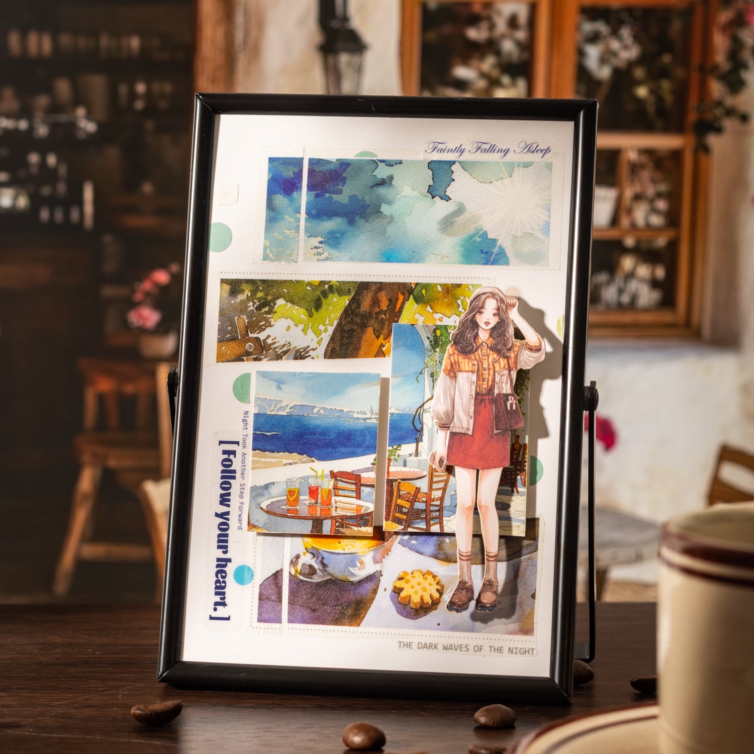 Go To a Coffee Place Sticker Book