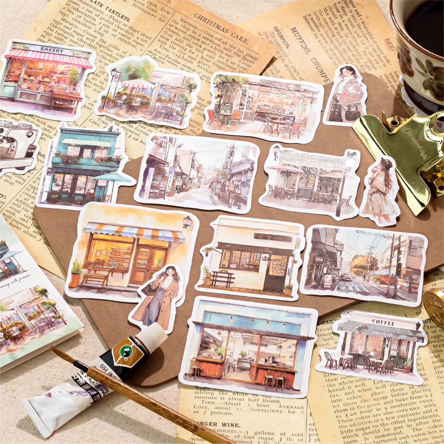 About Time Landscape Washi Stickers