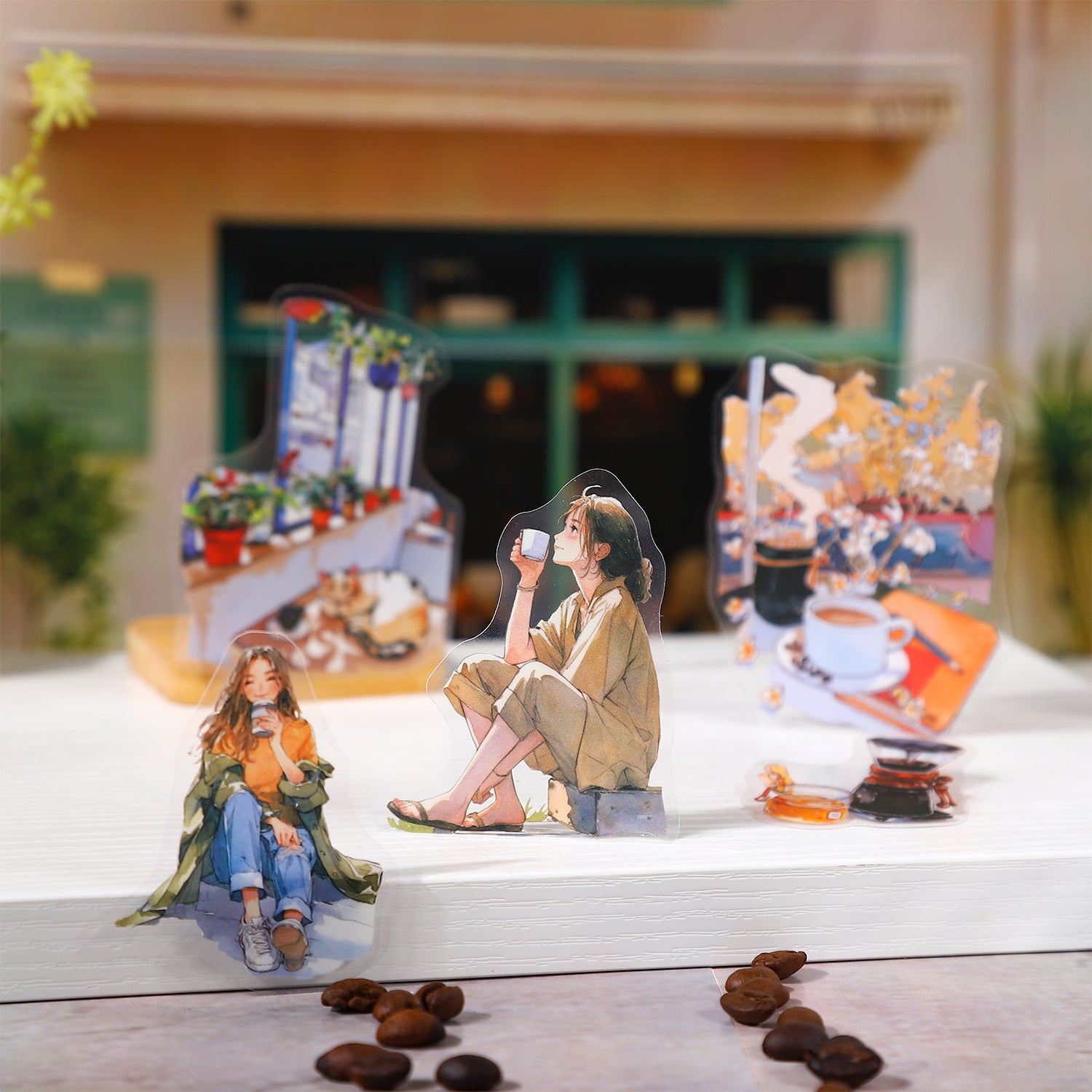 Coffee Memory PET Sticker