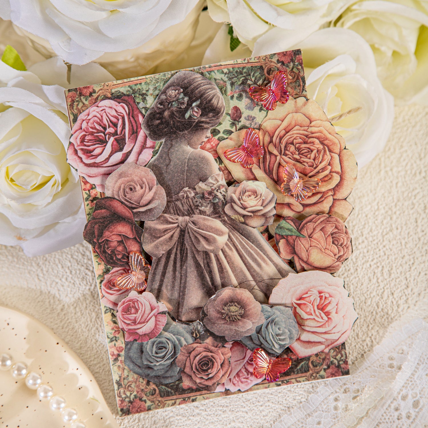 Flower Dream Romance Scrapbooking Paper