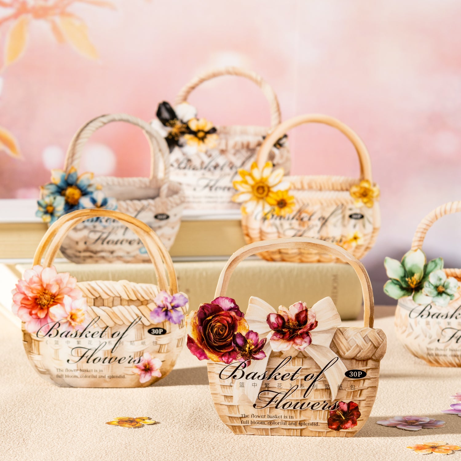 Basket of Flowers Sticker