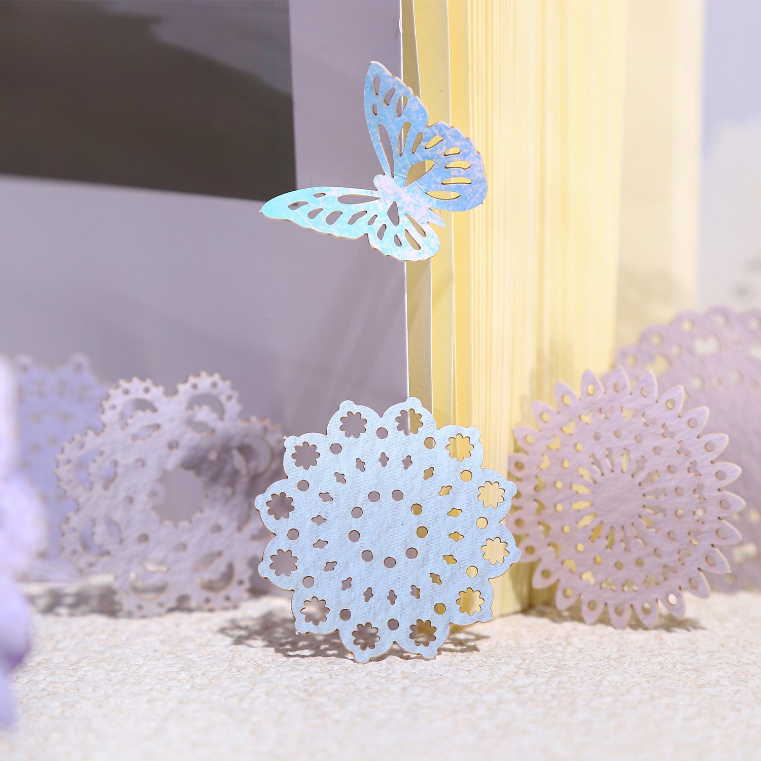 The White Mist is Dancing Scraapbooking Paper