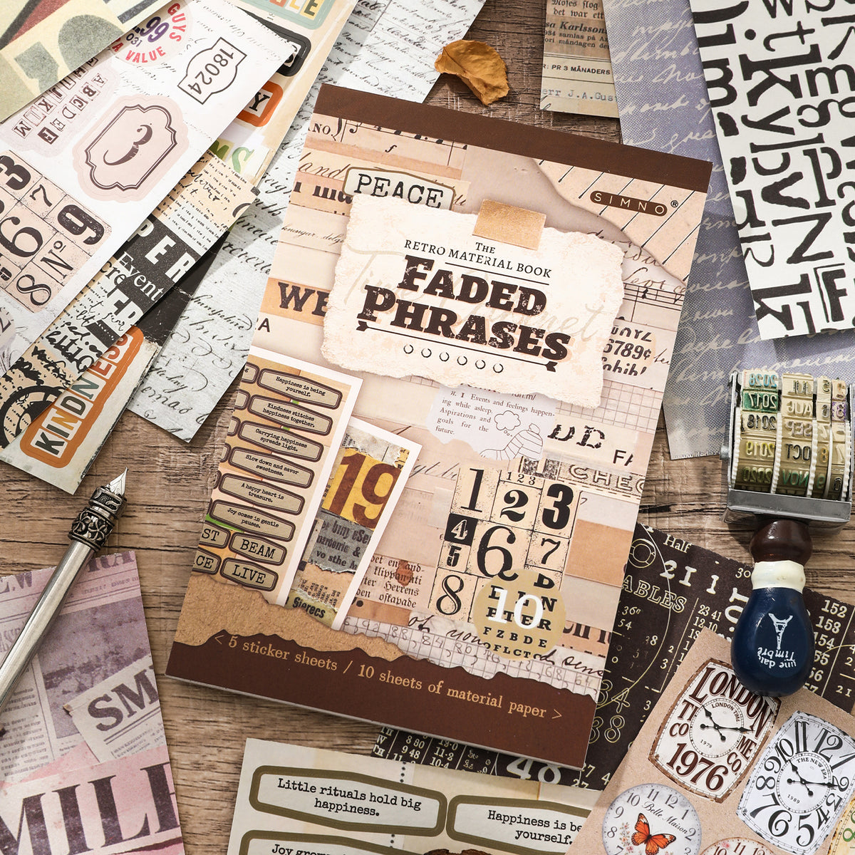 Time Capsule Scrapbooking Paper