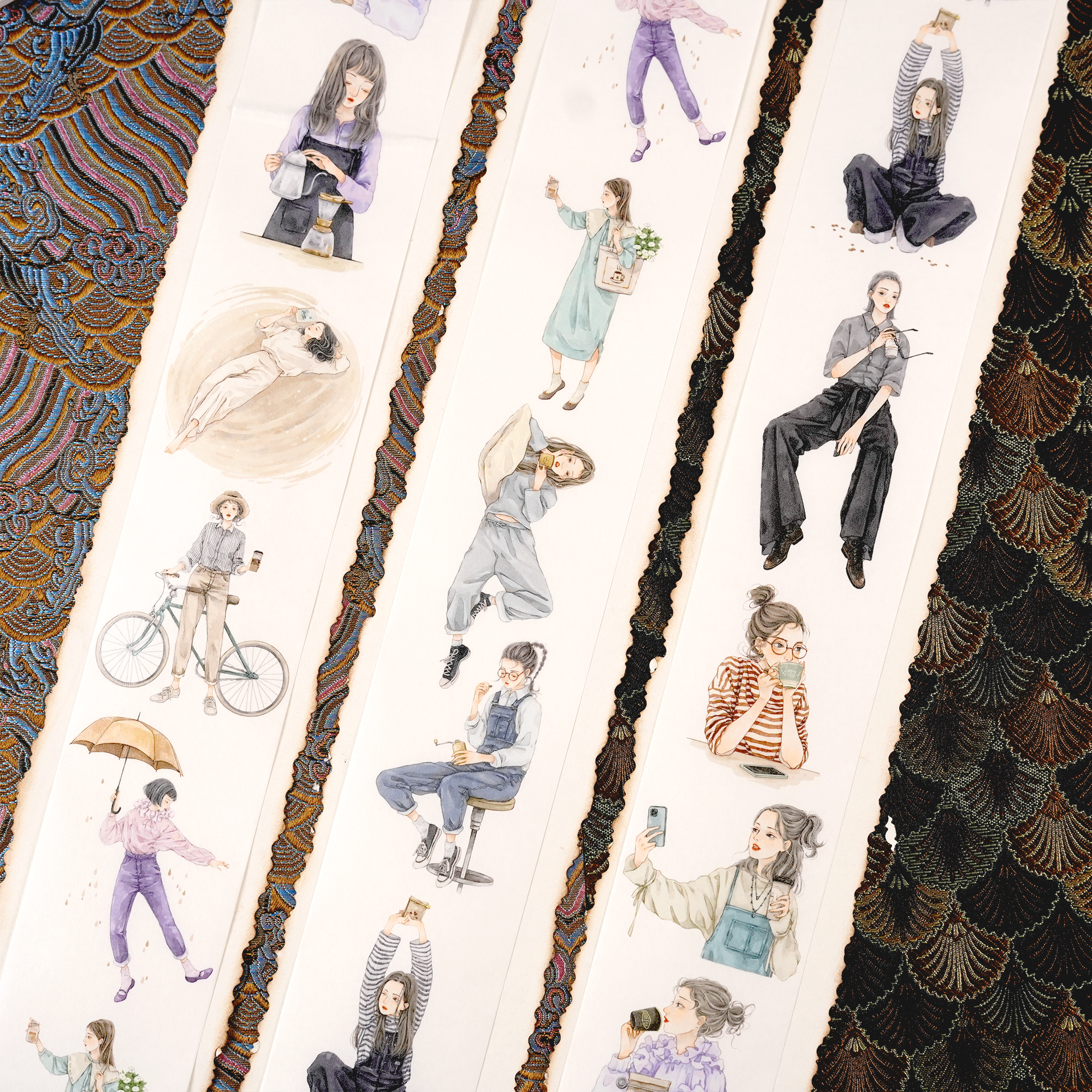 【MOOD】Leisure Moment Character PET Tape