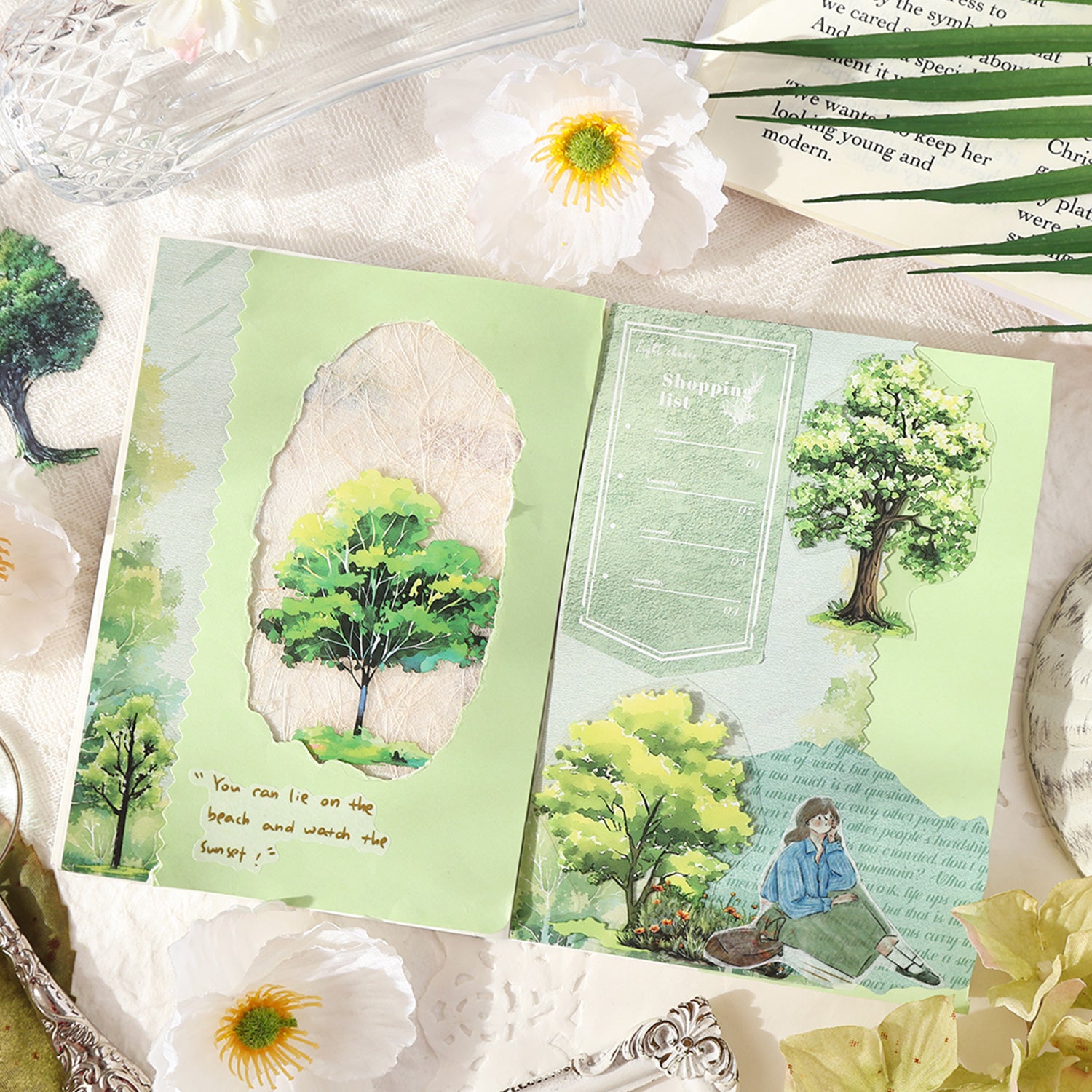 Four Seasons Forest PET Sticker