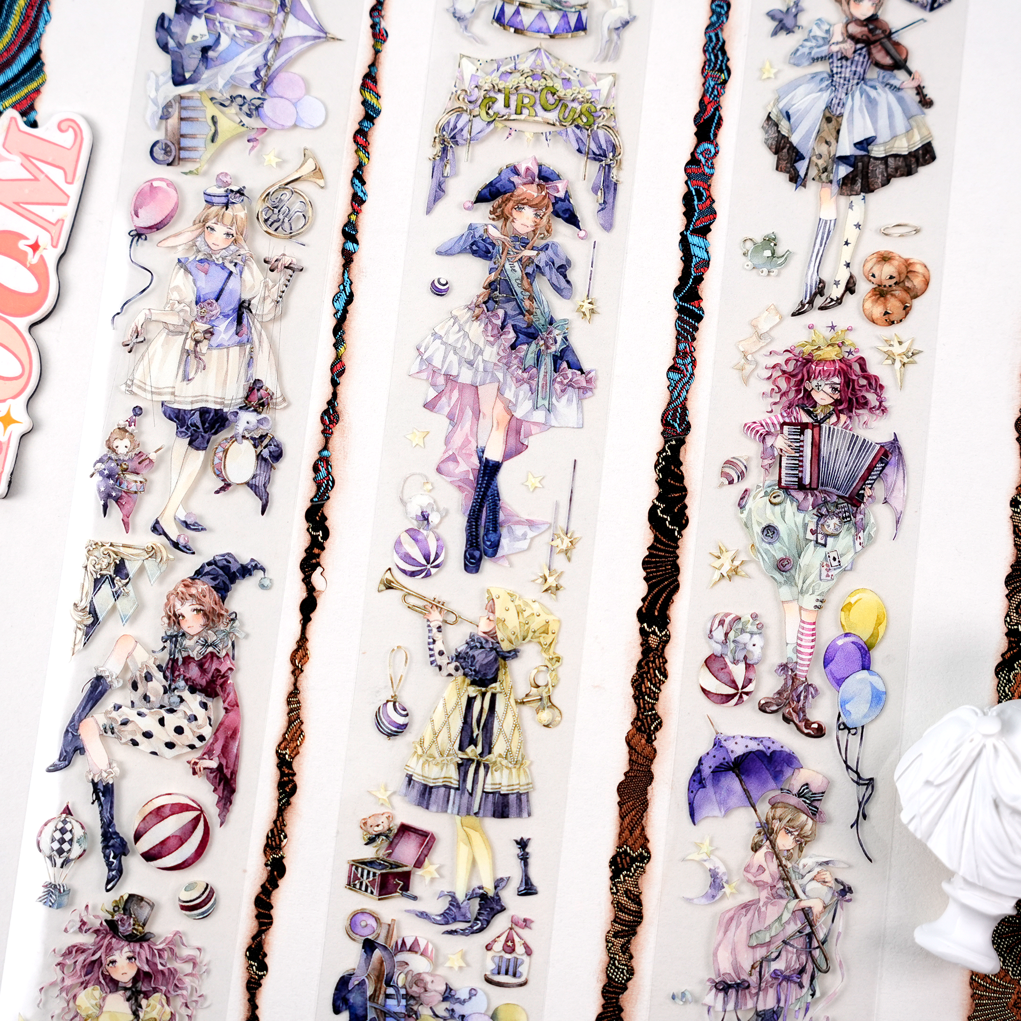 【MOOD】Dream Circus Character PET Tape