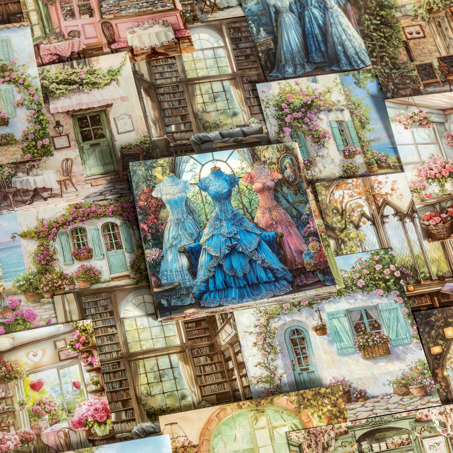 Weekend Shop Background PET Sticker