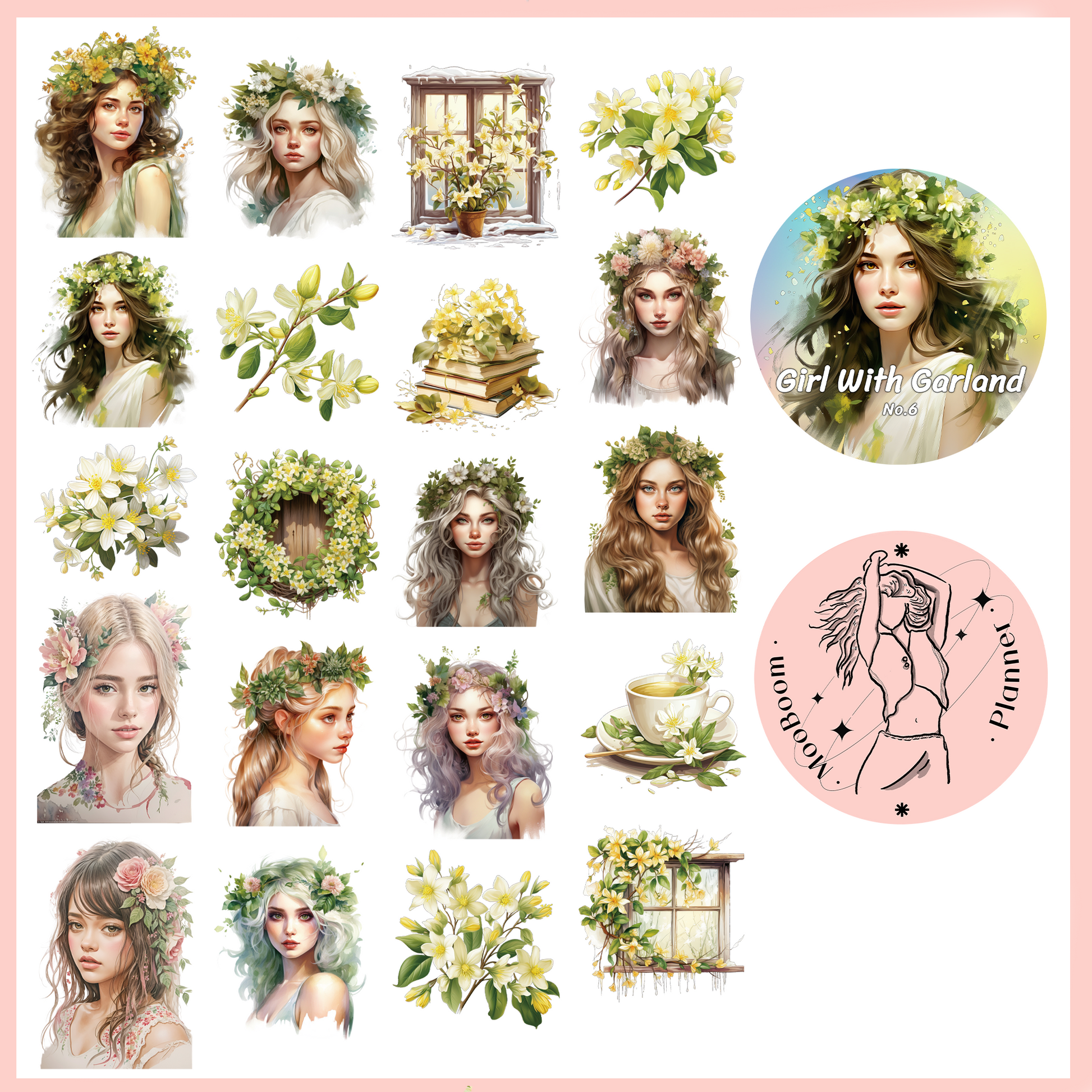 Girl With Garland PET Tape