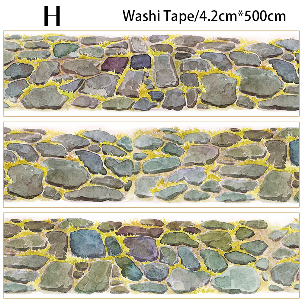 【ZERO】Roads/Walls/Floor/Steps Landscaping Tape (67 Styles) (Whole Roll Tape)