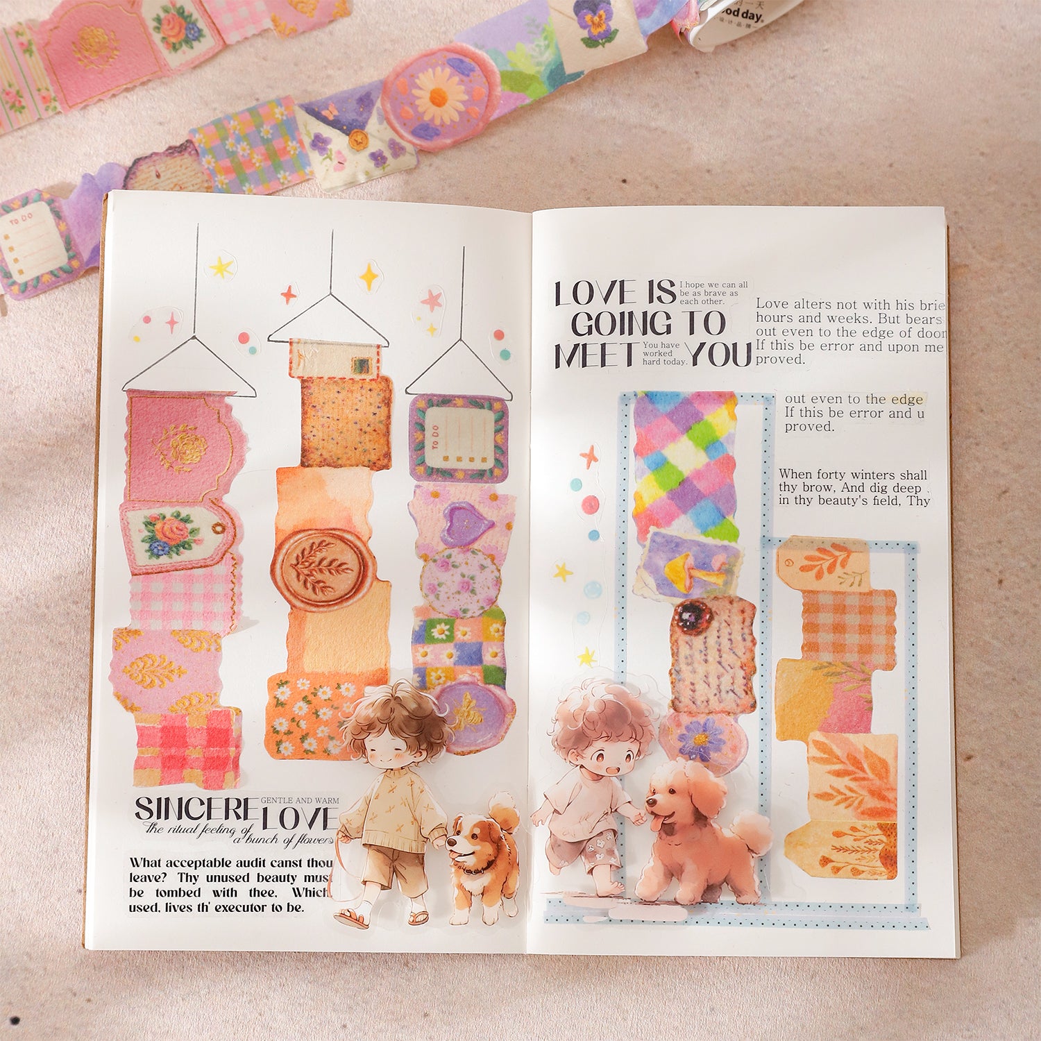 Patchwork Forest Washi Tape