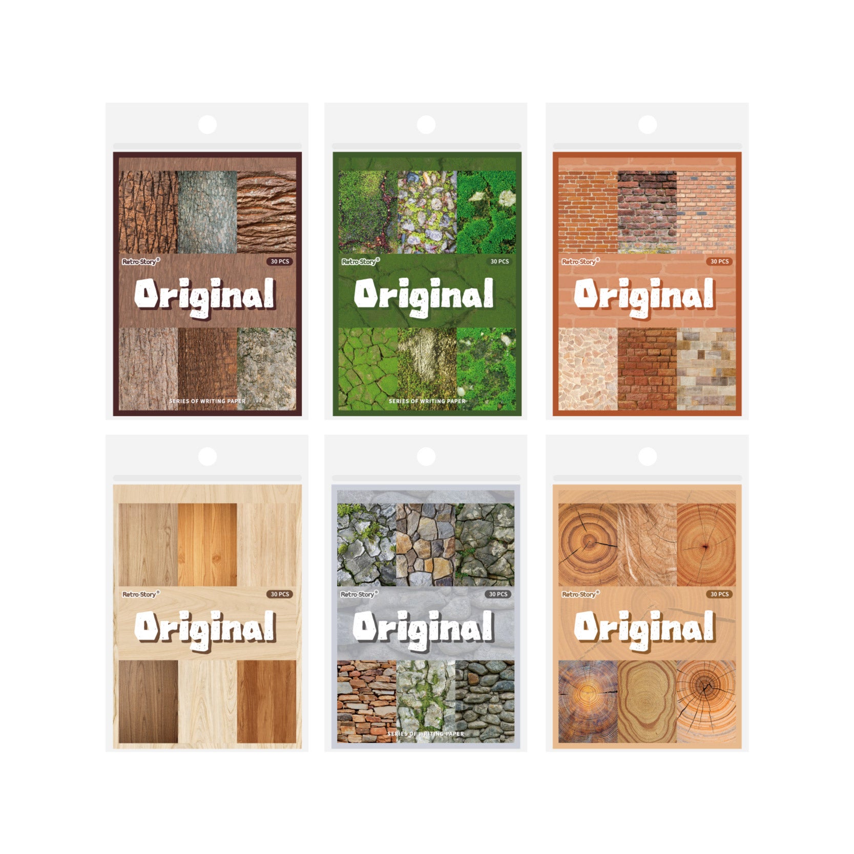 Vintage Trees Scrapbooking Paper