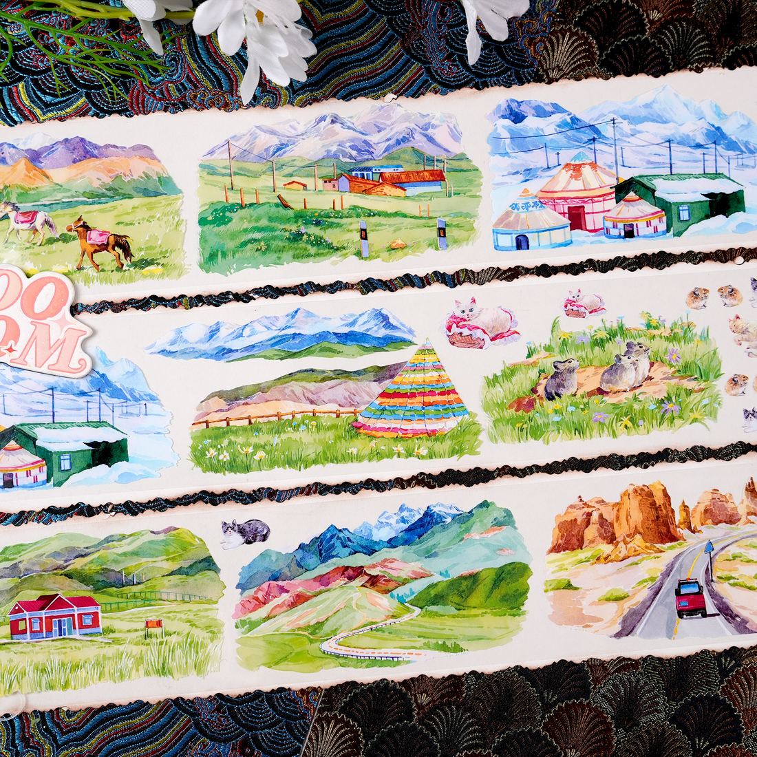 【XT】Life on the Grassland Landscaping Tape