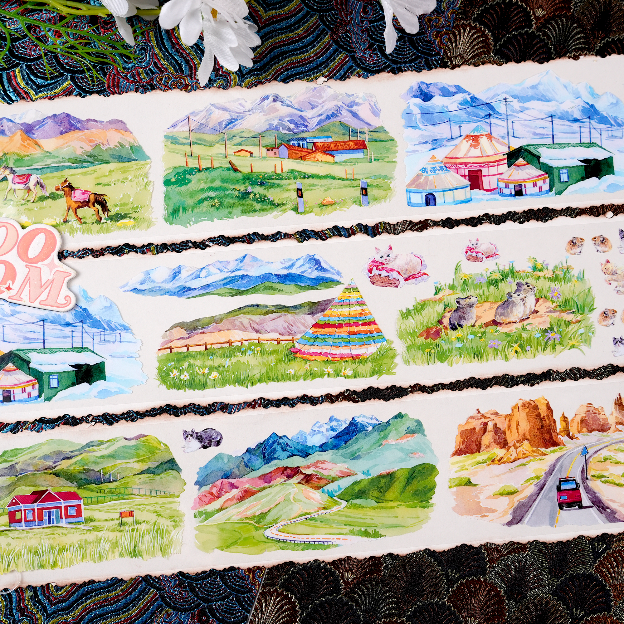 【XT】Life on the Grassland Landscaping Tape