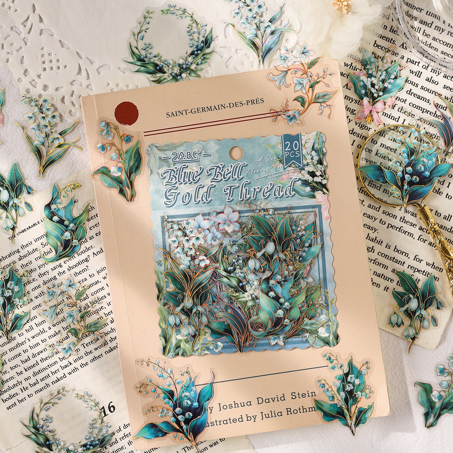 Dreamlike Sea of Flowers Sticker