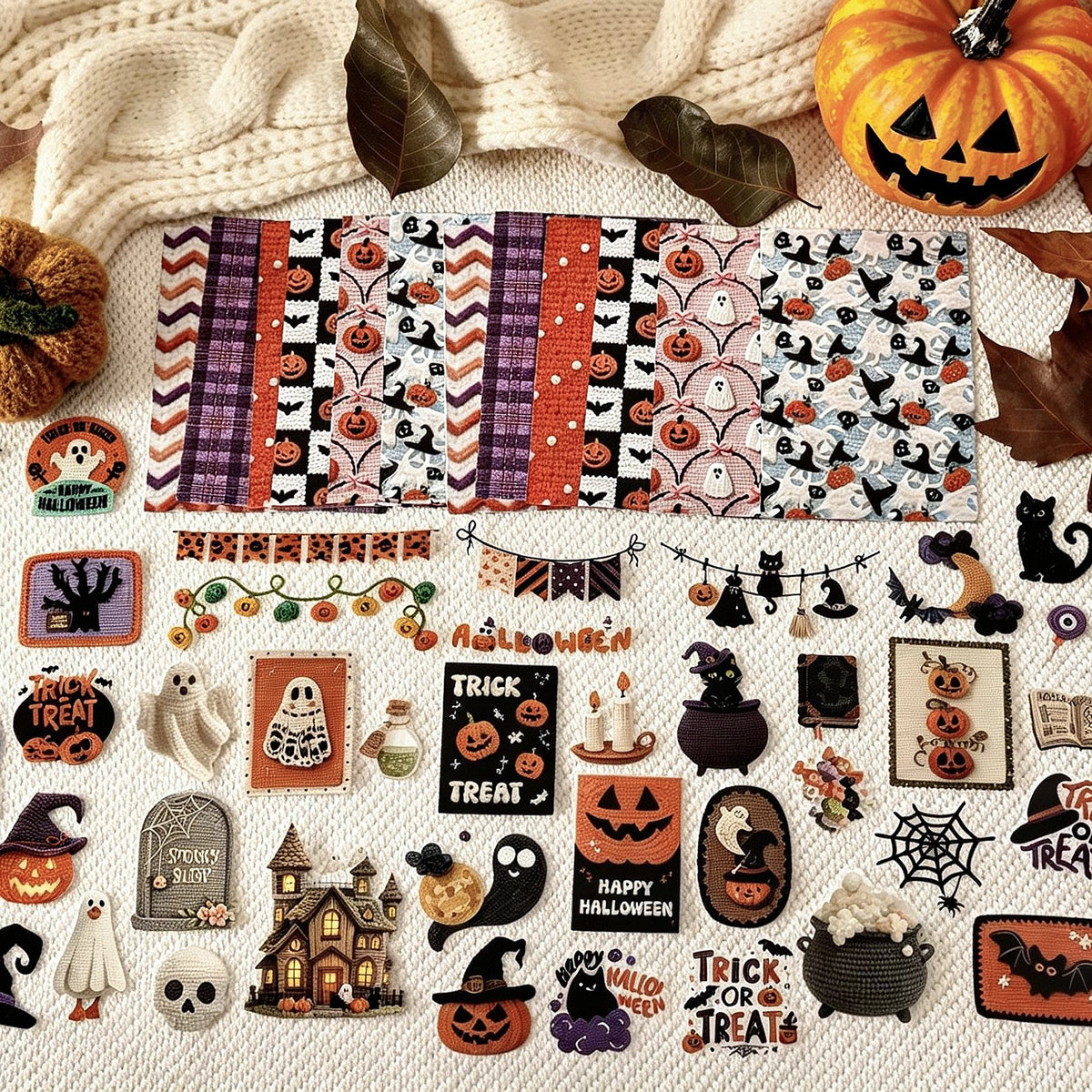 Halloween Carnival Party Sticker Pack